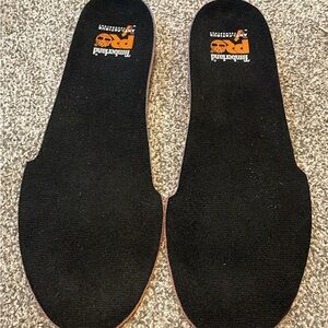 Timberland PRO Black and Orange Replacement Insoles Anti-Fatigue